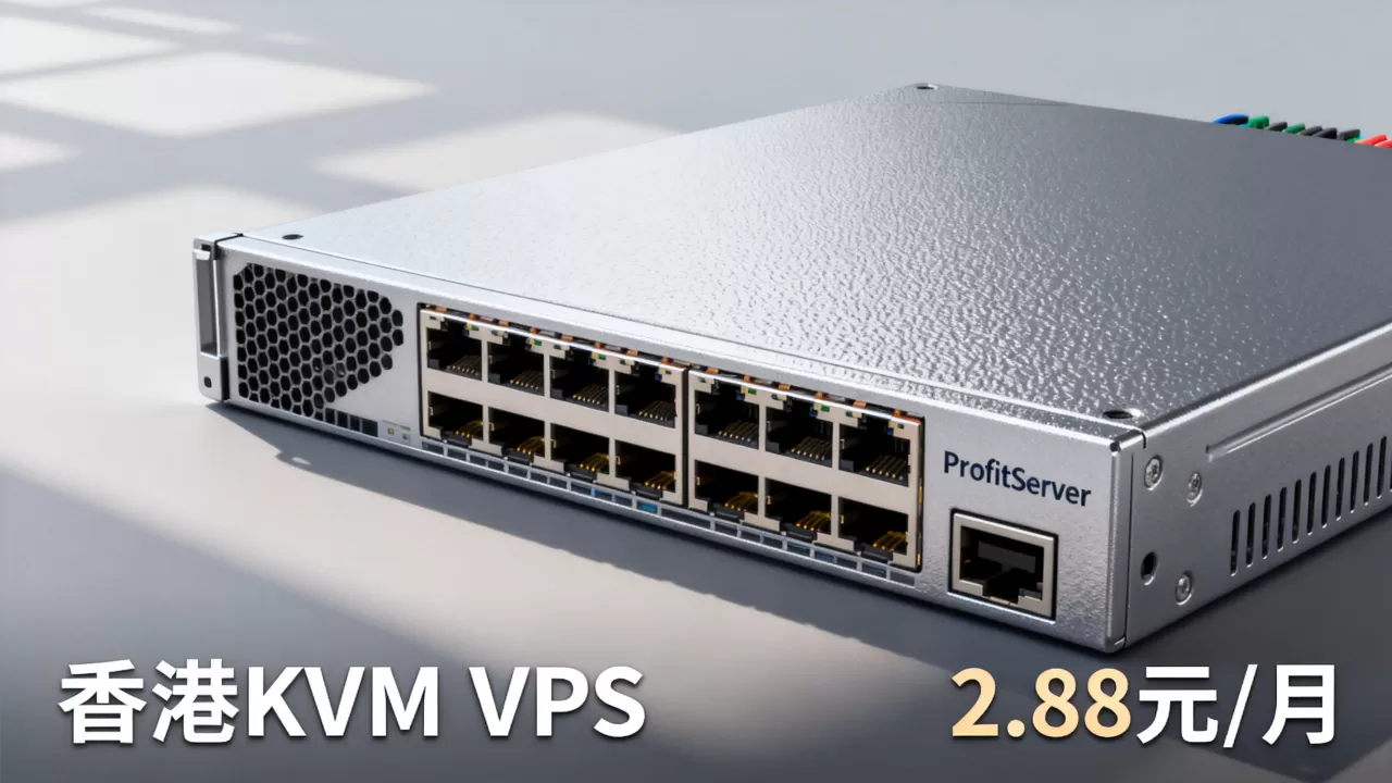 ProfitServer香港KVM VPS真的只要2.88元吗？香港VPS推荐性价比高