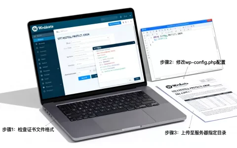 WordPress出现ERR_SSL_PROTOCOL_ERROR怎么解决？SSL证书配置教程