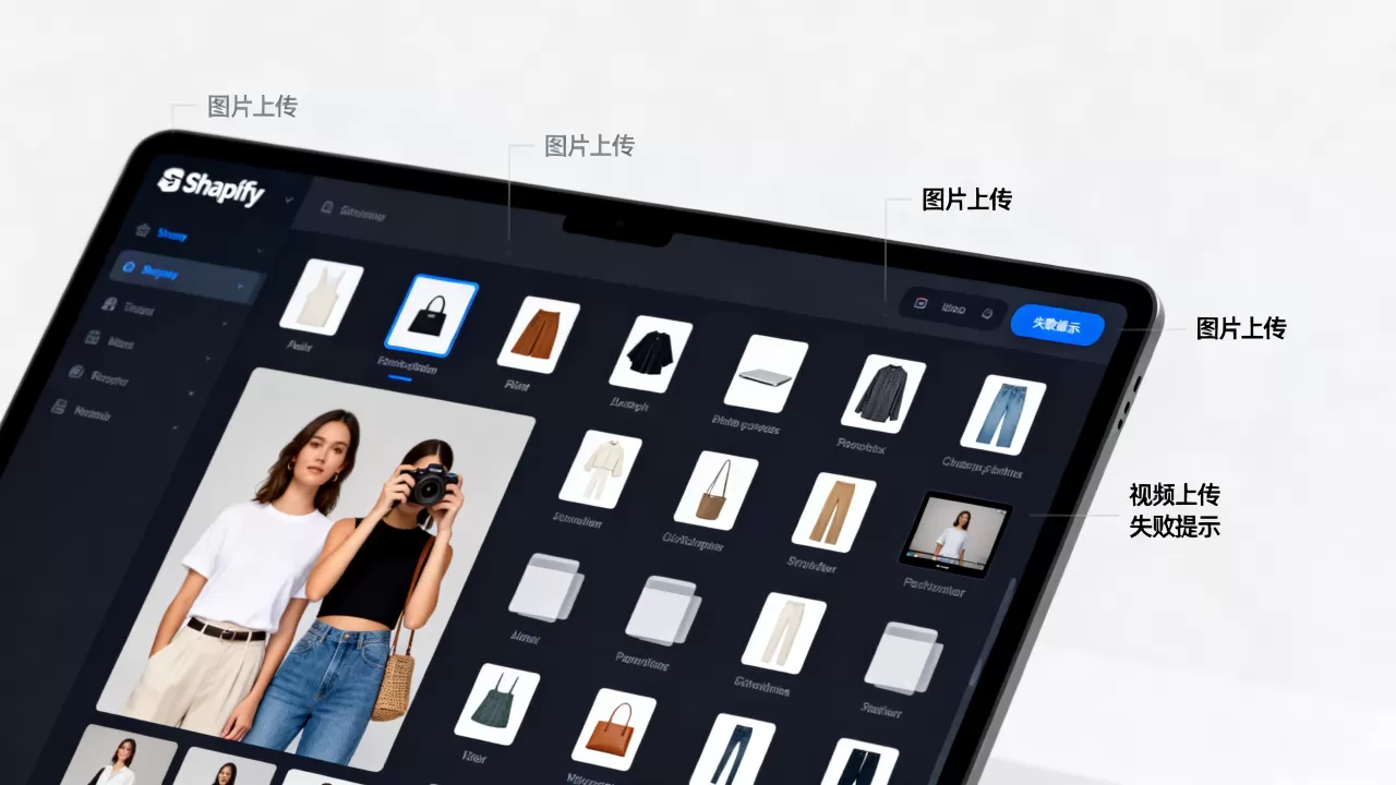 Shopify产品图片和视频怎么上传?Shopify上传视频失败怎么办 Shopify产品图片和视频怎么上传?Shopify上传视频失败怎么办