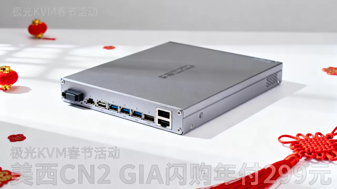 极光KVM春节活动划算吗?美西CN2 GIA闪购年付299元 极光KVM春节活动划算吗?美西CN2 GIA闪购年付299元
