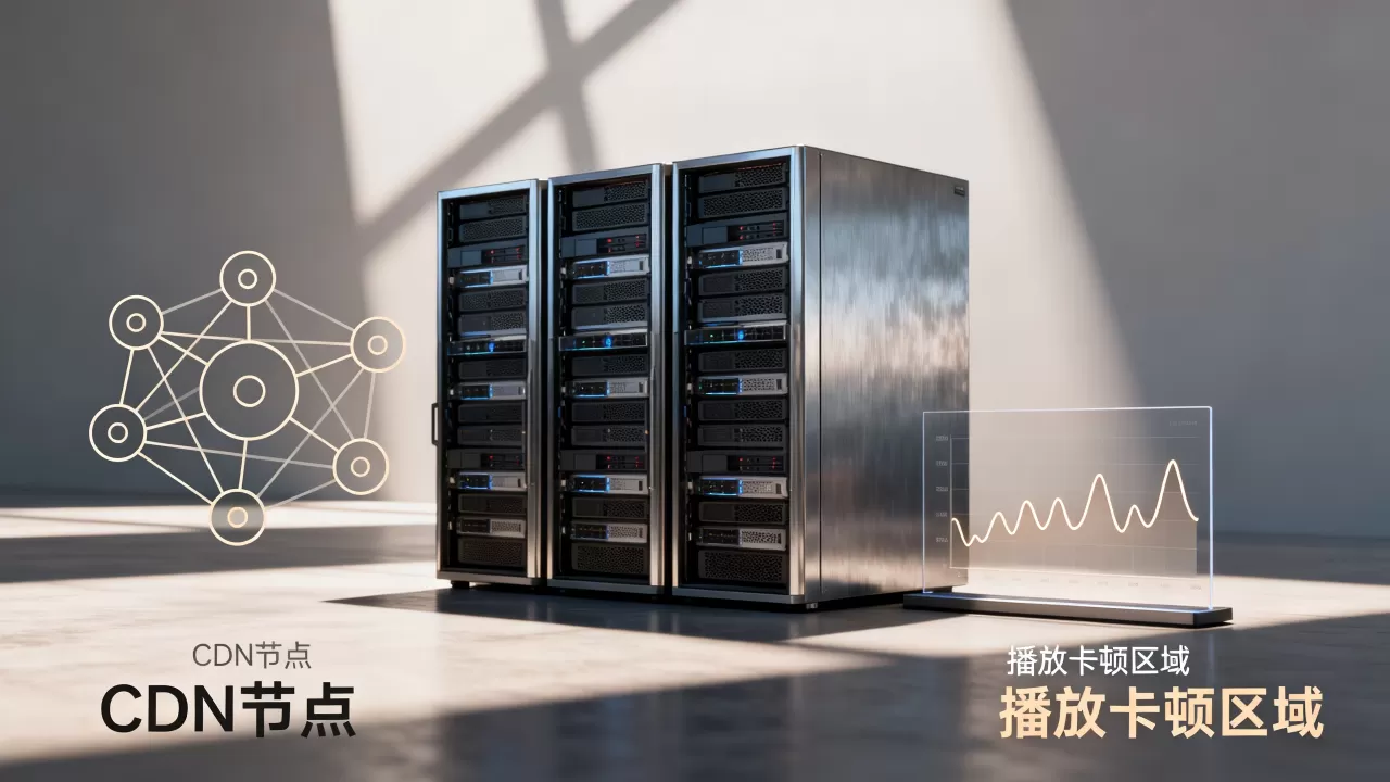 视频网站CDN怎么选？cdn节点分布对播放卡顿的影响