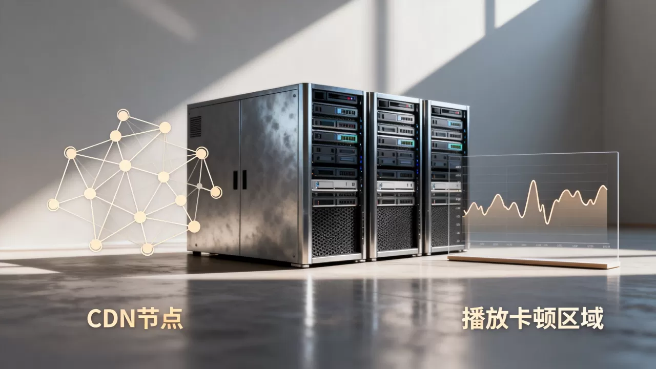 视频网站CDN怎么选？cdn节点分布对播放卡顿的影响