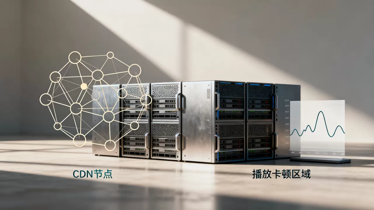 视频网站CDN怎么选？cdn节点分布对播放卡顿的影响