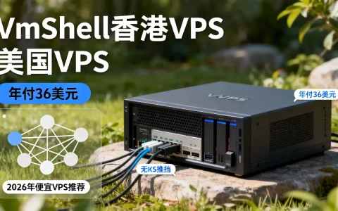 VmShell香港美国VPS年付36美元值得买吗？2026年便宜VPS推荐