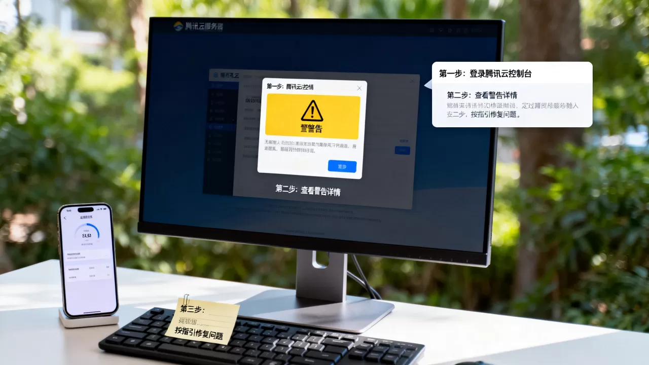 腾讯云服务器警告怎么解除?腾讯云警告信息处理教程 腾讯云服务器警告怎么解除?腾讯云警告信息处理教程