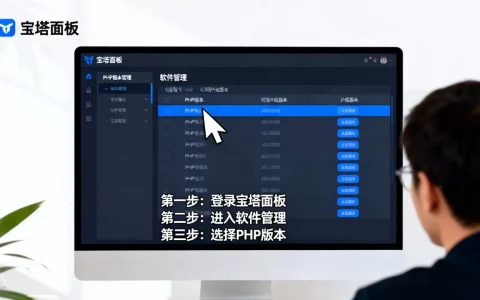 宝塔面板如何更新PHP版本？宝塔面板升级php版本教程