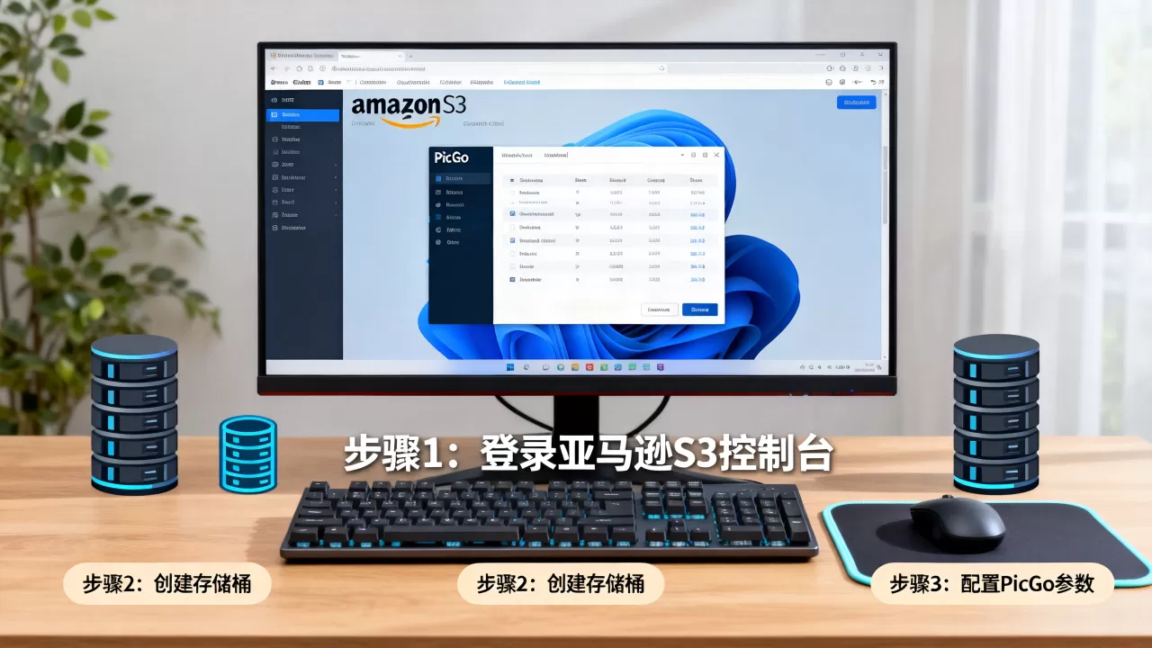 如何用亚马逊S3 PicGo搭建图床?S3图床搭建教程 如何用亚马逊S3 PicGo搭建图床?S3图床搭建教程