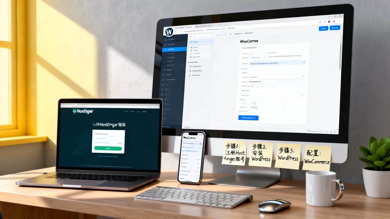 如何用Hostinger搭建WordPress+Woo独立站？WordPress独立站搭建教程
