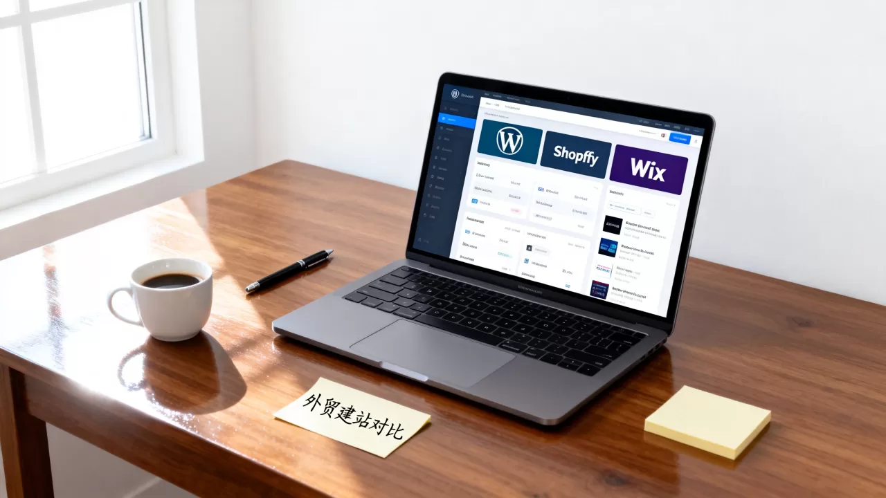 外贸建站选WordPress、Shopify还是Wix？哪个平台最适合独立站