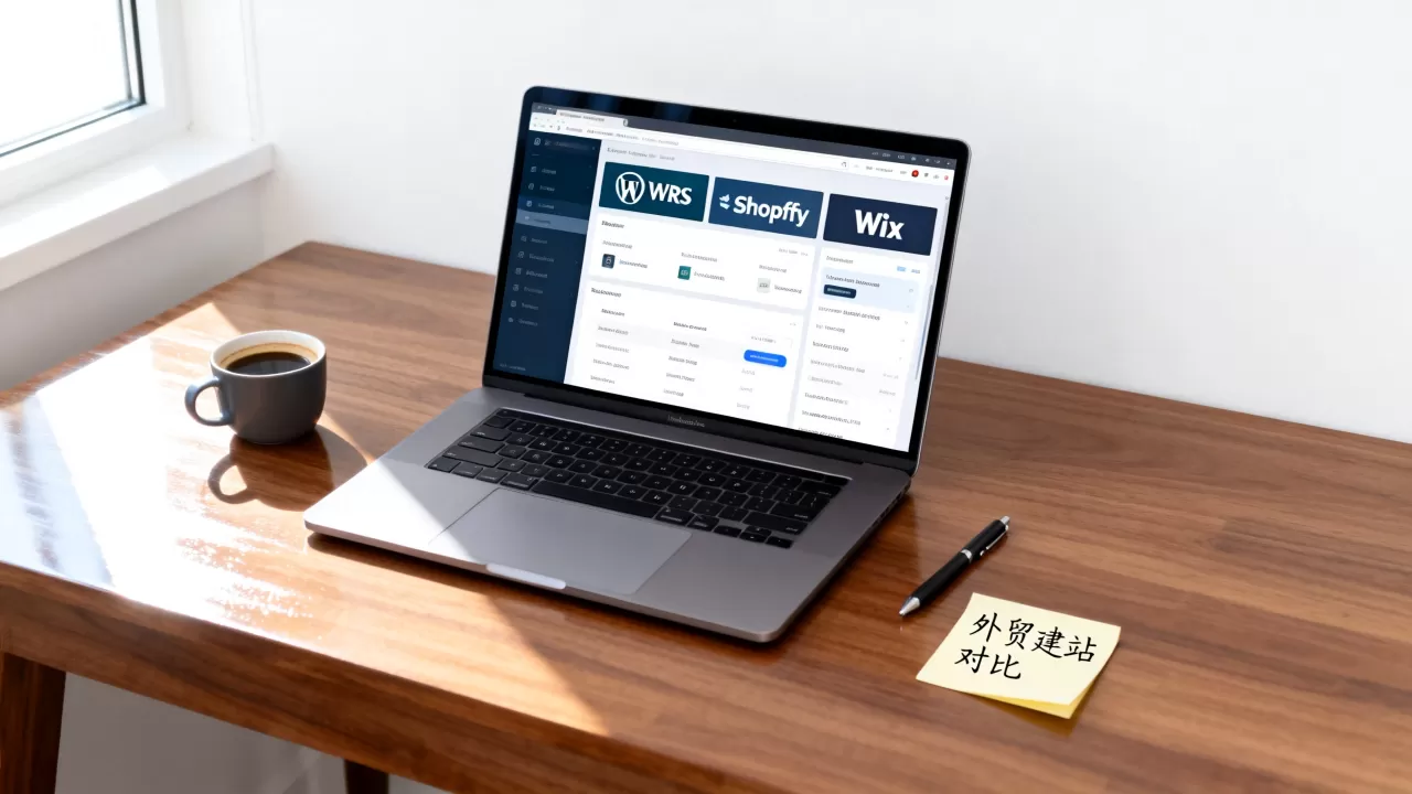 外贸建站选WordPress、Shopify还是Wix？哪个平台最适合独立站