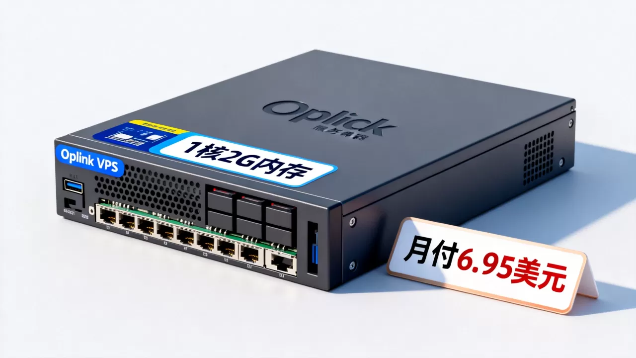 Oplink1核2G内存VPS月付6.95美元值得购买吗，Oplink美国VPS评测