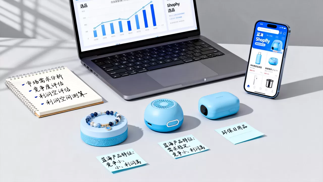 Shopify选品有哪些方法和技巧？如何精准定位蓝海产品