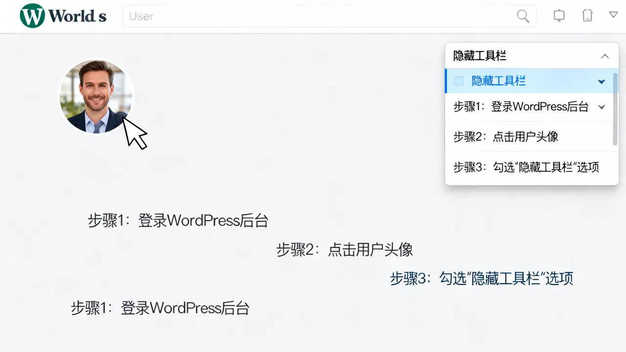 如何隐藏WordPress站点工具栏?WordPress后台工具栏怎么关闭 如何隐藏WordPress站点工具栏?WordPress后台工具栏怎么关闭