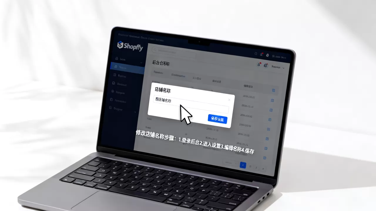 Shopify商店名称怎么改？如何修改Shopify店铺名称