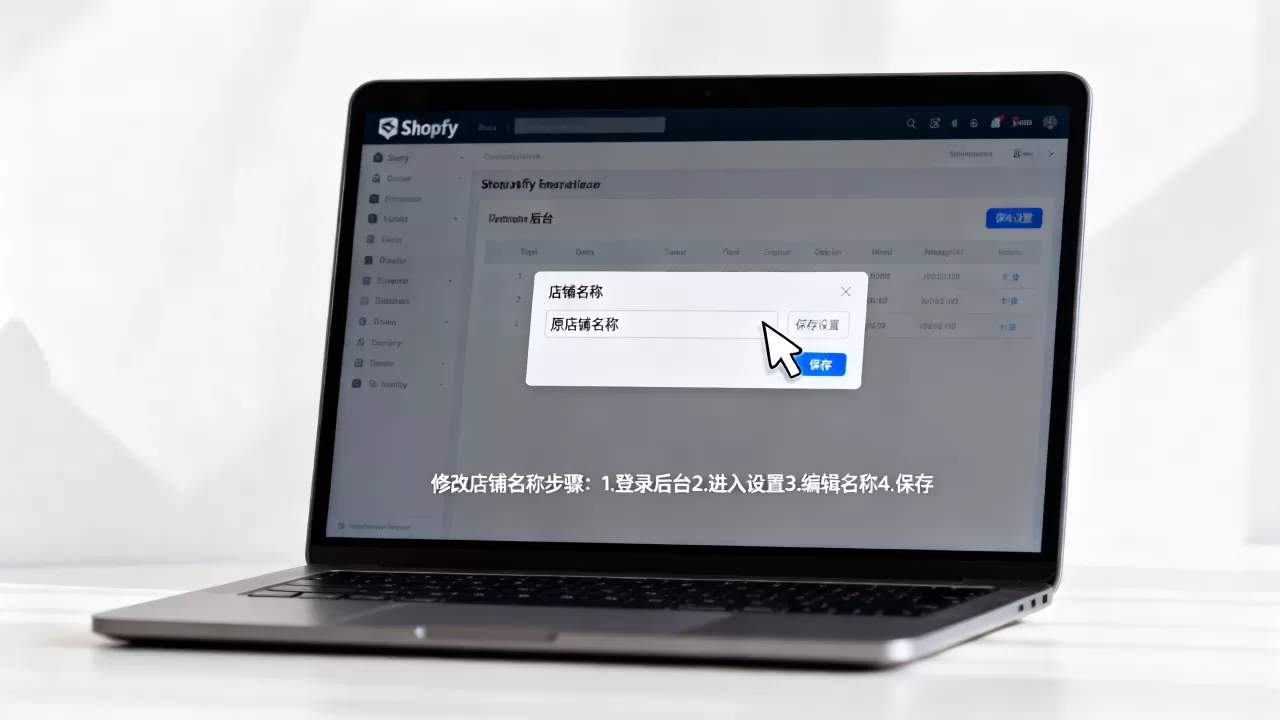 Shopify商店名称怎么改？如何修改Shopify店铺名称