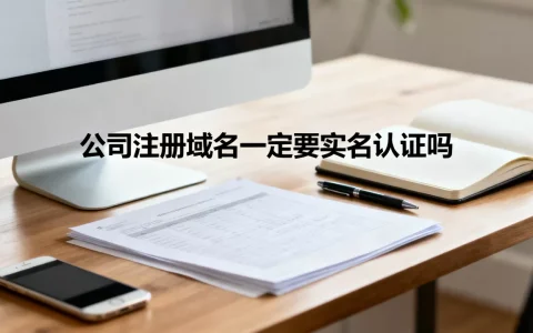 公司注册域名一定要实名认证吗