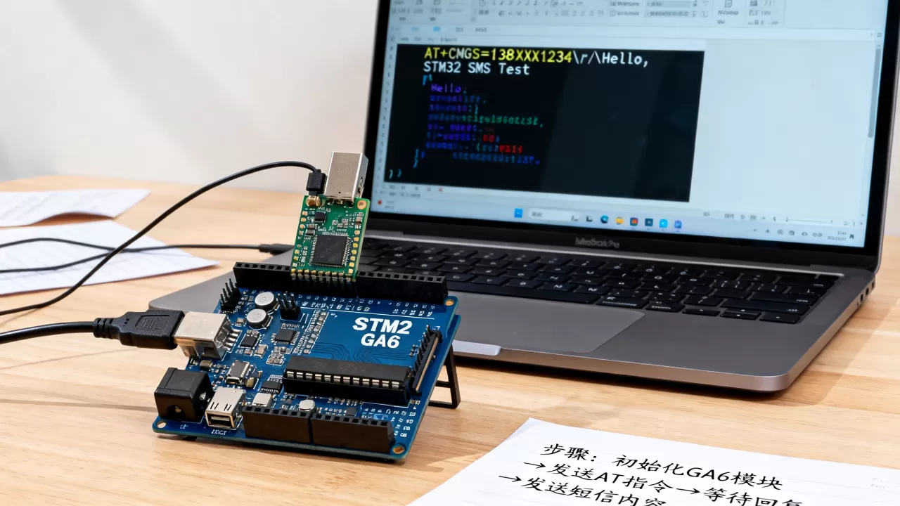 ga6stm32如何发短信？stm32发短信代码