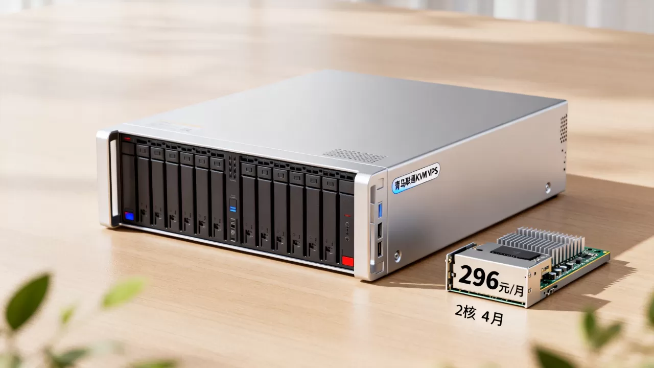 青岛联通KVM VPS春节优惠296元/月，2核4G内存VPS推荐