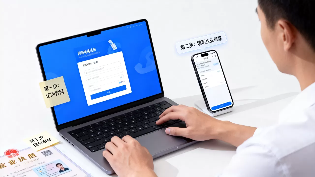 公司网络电话如何注册机？企业网络电话注册流程详解