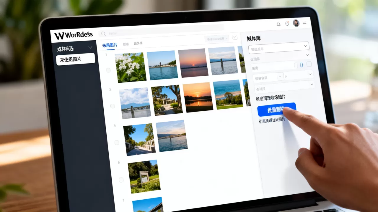 如何彻底删除WordPress未使用媒体图片？清理WordPress垃圾图片方法