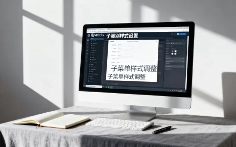 WordPress如何隐藏或设置子类别样式？子菜单样式怎么改