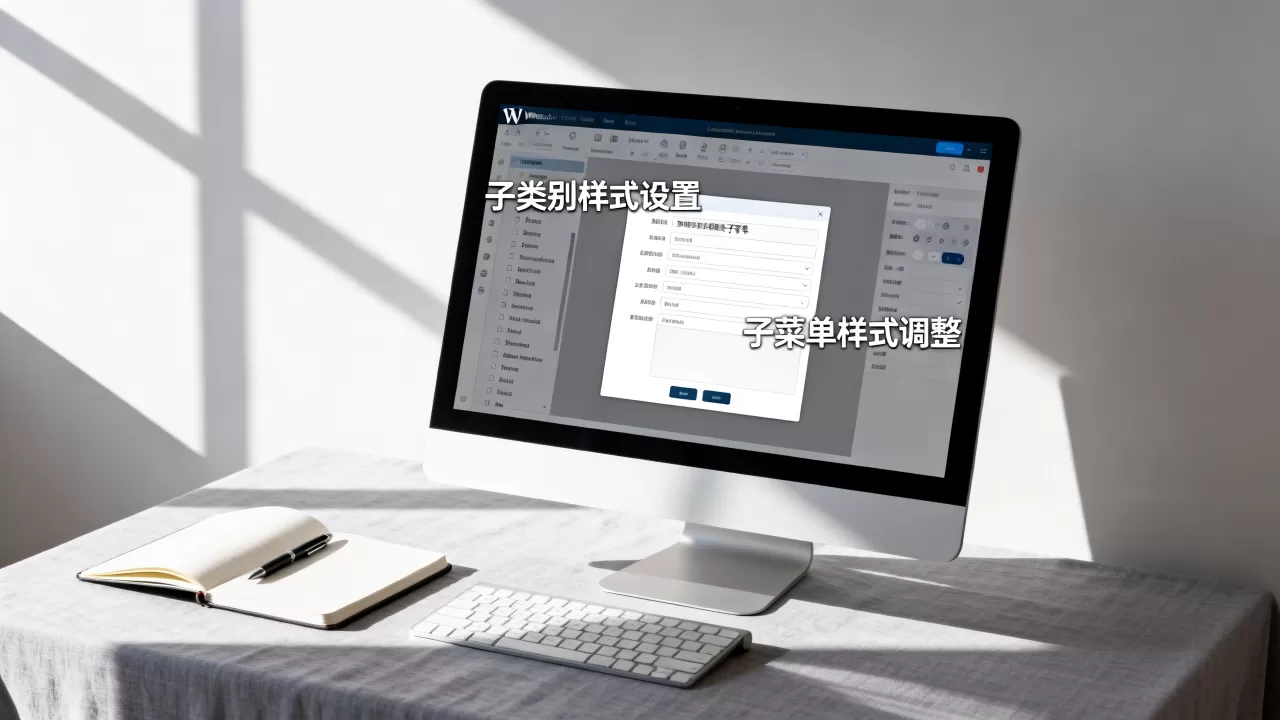 WordPress如何隐藏或设置子类别样式?子菜单样式怎么改 WordPress如何隐藏或设置子类别样式?子菜单样式怎么改