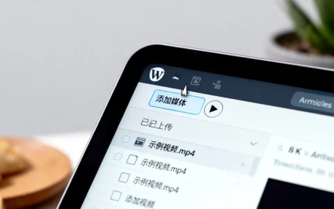 WordPress网站文章怎么添加视频？wordpress添加视频长尾词