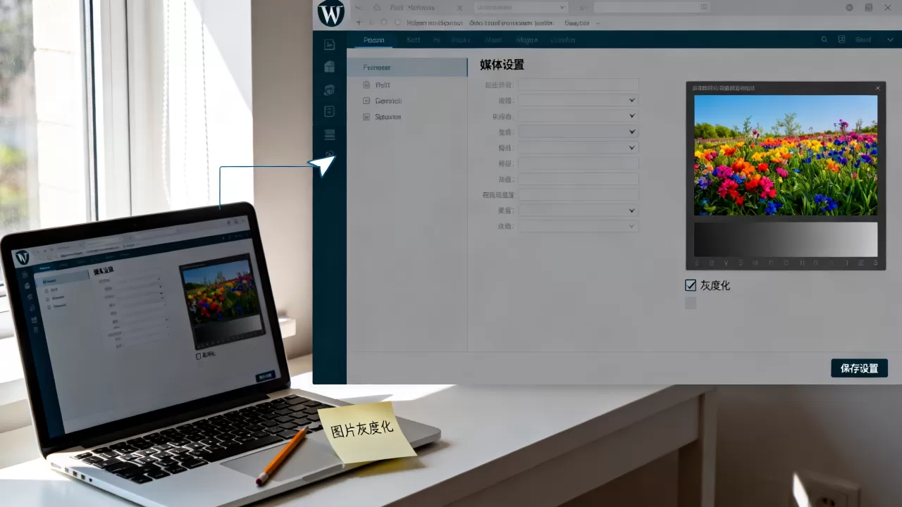 WordPress站点图像如何灰度化?WordPress网站设置图片变黑白 WordPress站点图像如何灰度化?WordPress网站设置图片变黑白
