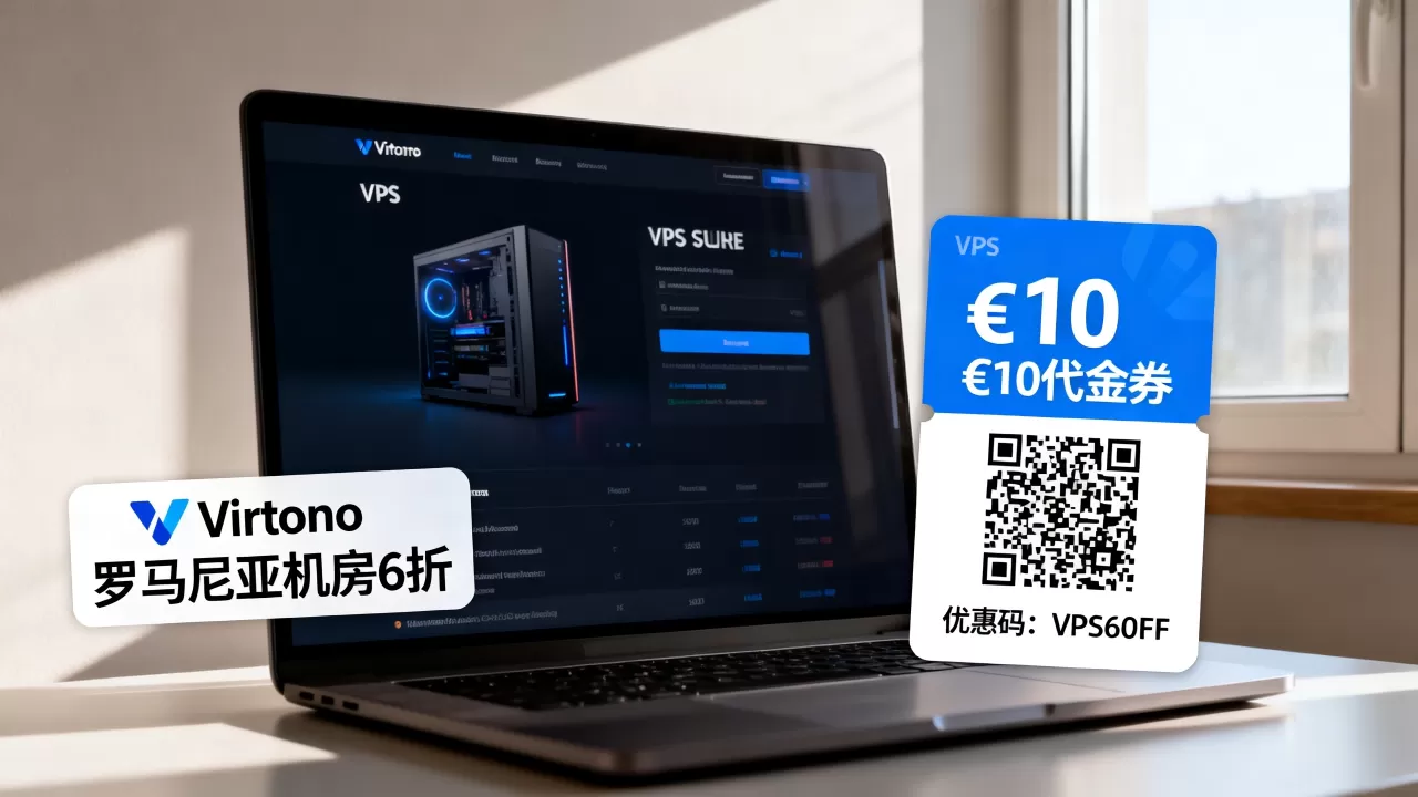 Virtono罗马尼亚机房6折+€10代金券怎么用?VPS购买优惠码领取教程 Virtono罗马尼亚机房6折+€10代金券怎么用?VPS购买优惠码领取教程