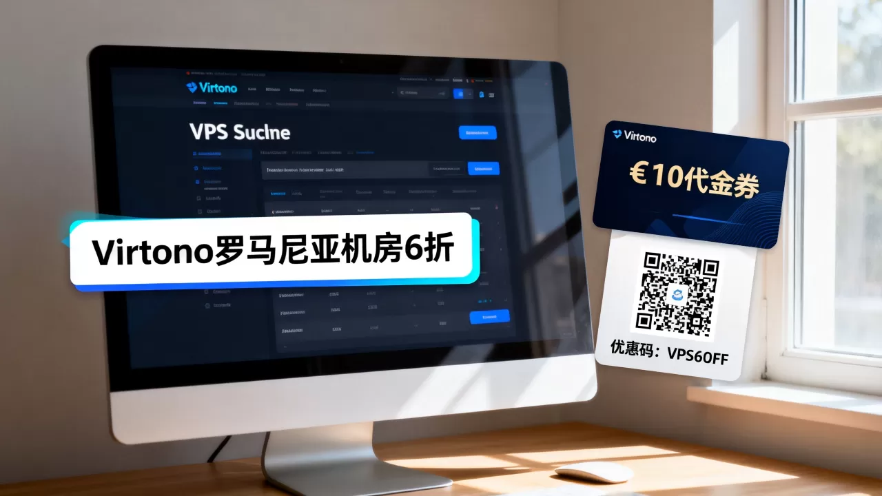 Virtono罗马尼亚机房6折+€10代金券怎么用?VPS购买优惠码领取教程 Virtono罗马尼亚机房6折+€10代金券怎么用?VPS购买优惠码领取教程