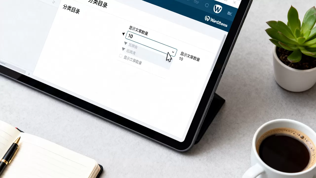 WordPress分类目录文章数量怎么改？如何修改显示条数