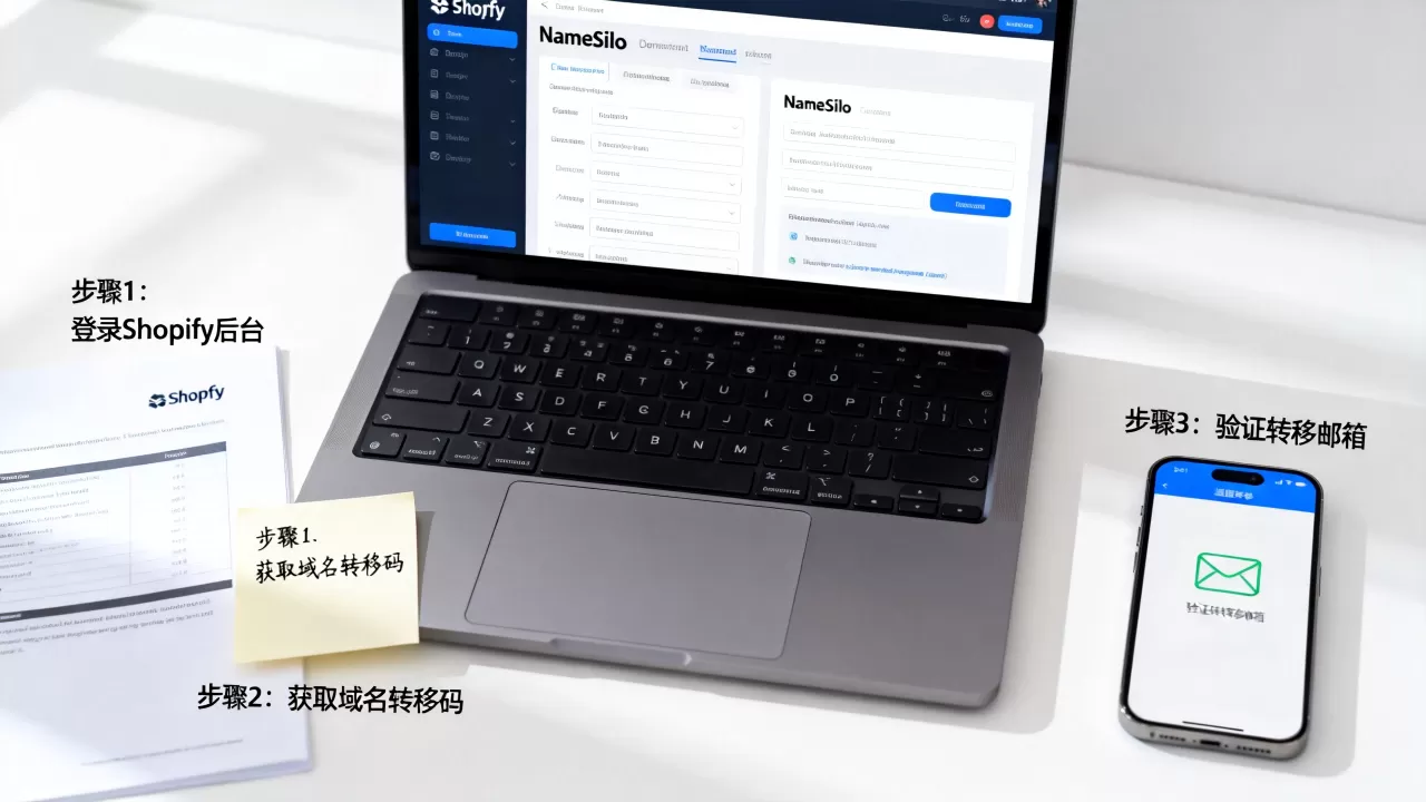 Shopify域名如何迁移至NameSilo?域名转移详细步骤 Shopify域名如何迁移至NameSilo?域名转移详细步骤