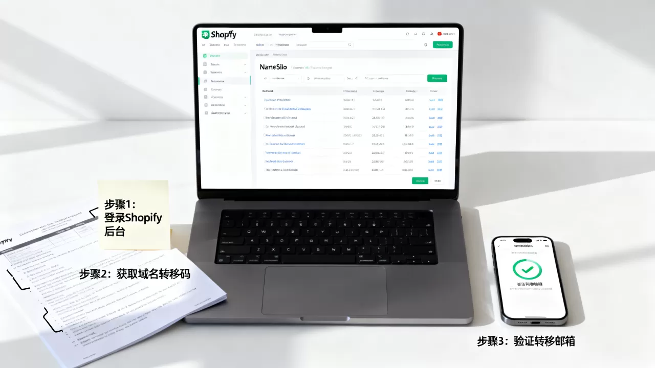 Shopify域名如何迁移至NameSilo?域名转移详细步骤 Shopify域名如何迁移至NameSilo?域名转移详细步骤
