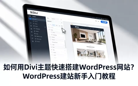 如何用Divi主题快速搭建WordPress网站？WordPress建站新手入门教程