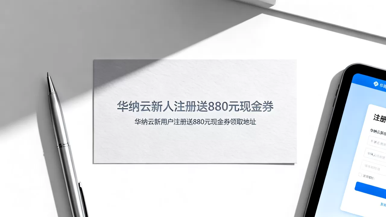 华纳云新人注册送880元现金券是真的吗？华纳云新用户注册送880元现金券领取地址