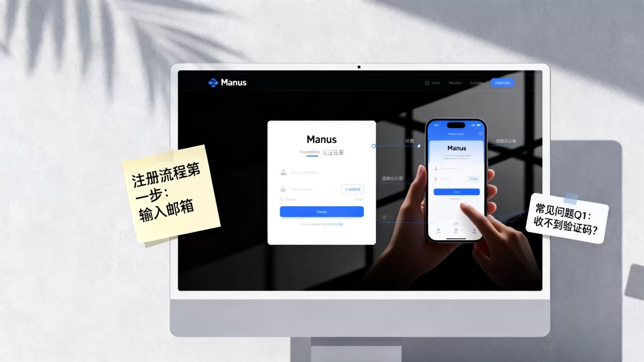 Manus注册教程看不懂？Manus注册流程及常见问题解答