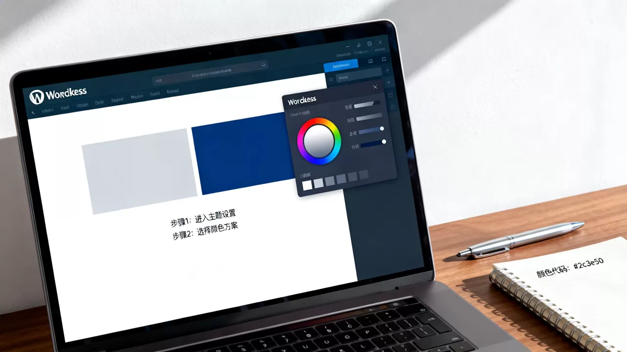 WordPress产品如何换色?实现动态颜色切换教程 WordPress产品如何换色?实现动态颜色切换教程