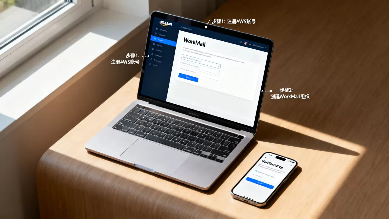 如何搭建免费企业邮箱？Amazon WorkMail配置教程