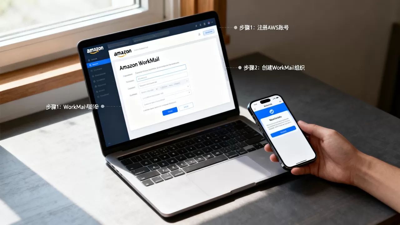 如何搭建免费企业邮箱？Amazon WorkMail配置教程