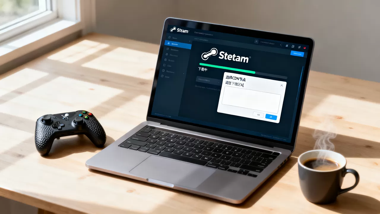 Steam里的cdn是什么？steam游戏下载加速教程