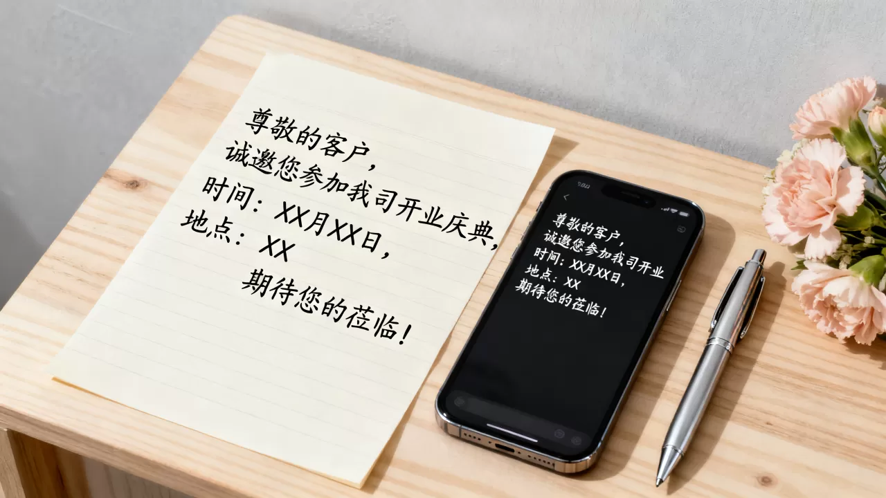 公司开业邀请短信怎么写？公司开业邀请短信模板