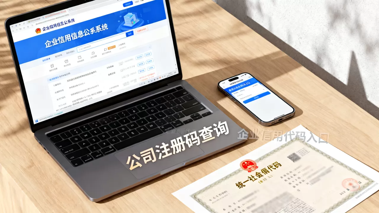 公司注册码怎么查？企业信用代码查询入口