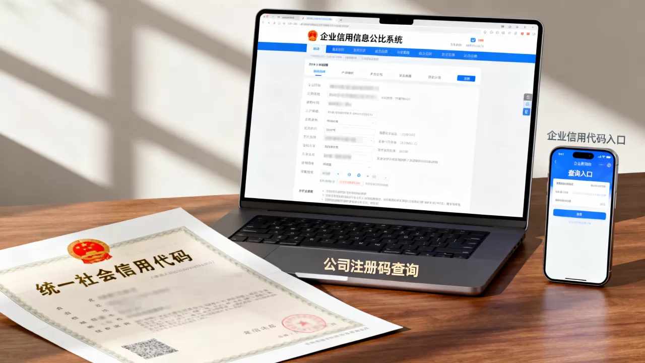公司注册码怎么查？企业信用代码查询入口