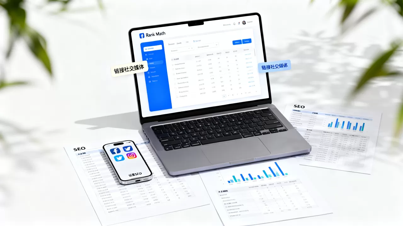 Rank Math怎么链接社交媒体?如何设置社交媒体SEO Rank Math怎么链接社交媒体?如何设置社交媒体SEO