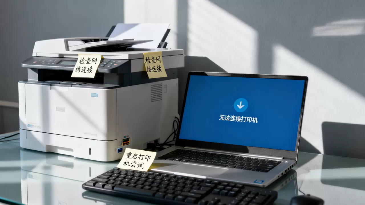 公司电脑连不上网络打印机怎么办？打印机连接不上怎么解决