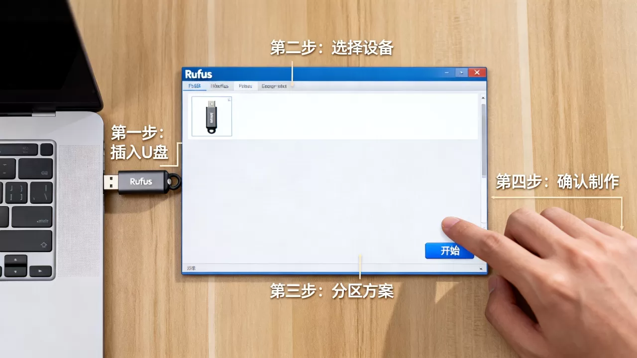 Rufus怎么使用？Rufus制作启动盘详细步骤