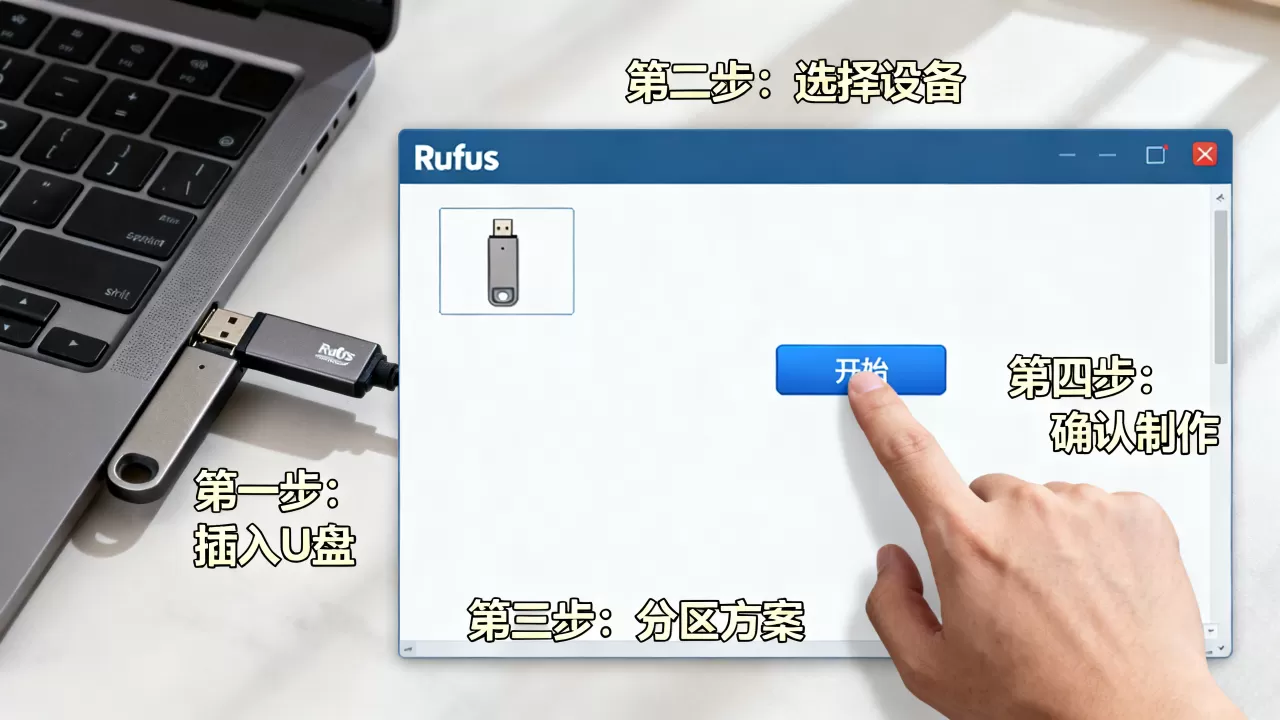Rufus怎么使用？Rufus制作启动盘详细步骤