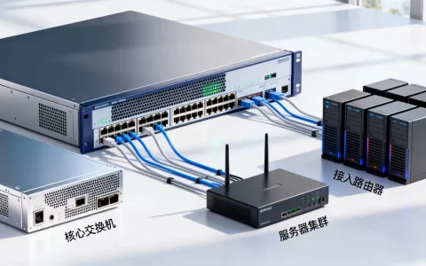 公司网络拓扑结构图怎么画？企业网络拓扑图模板