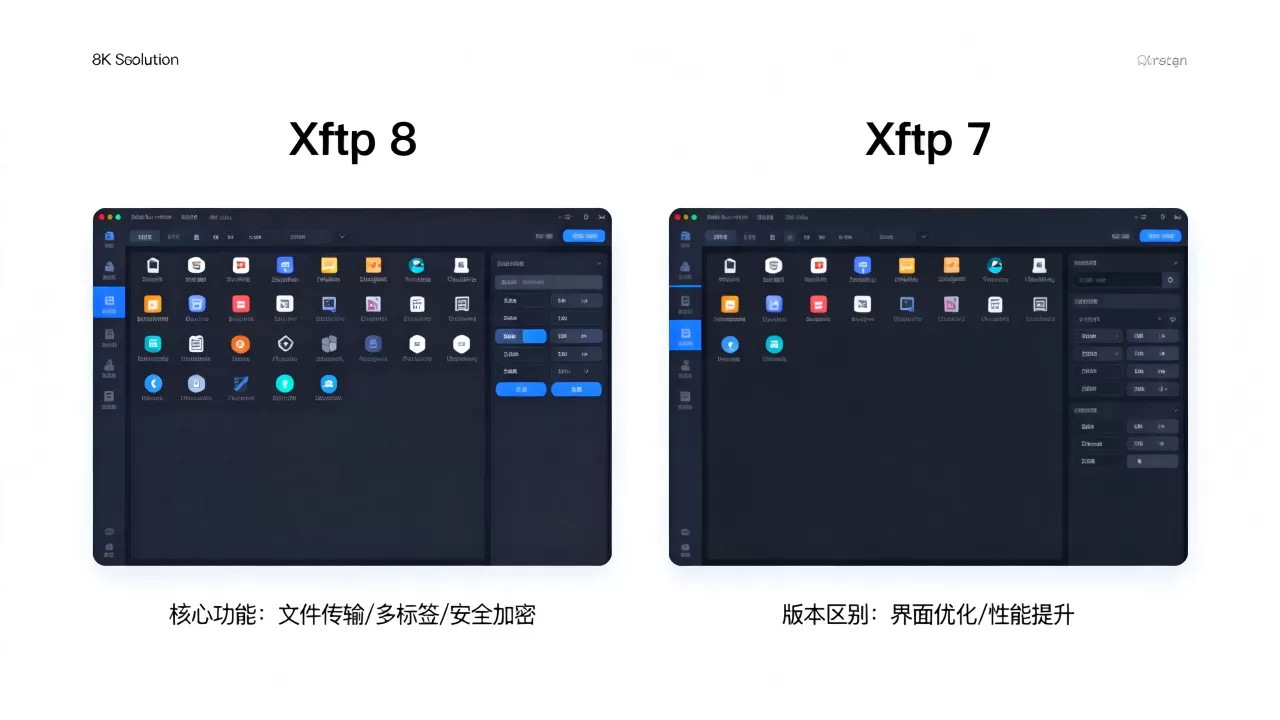 Xftp 8有哪些核心功能?Xftp 8和Xftp 7区别 Xftp 8有哪些核心功能?Xftp 8和Xftp 7区别