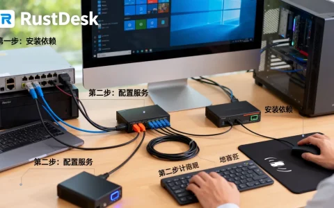 莱卡云怎么部署RustDesk？RustDesk自建教程